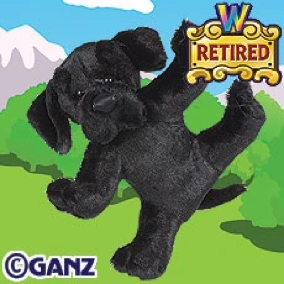 WEBKINZ Ganz LAB BLACK & CHOCOLATE HM136 & HM138 hang & but Tag No Code retired - Picture 5 of 16